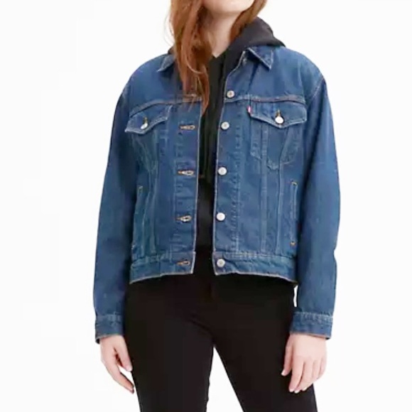 LEVI’S Women's EX-BOYFRIEND Denim TRUCKER Jacket